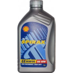 Масло трансмиссионное Shell Spirax GX 80W-90 МКПП 1л